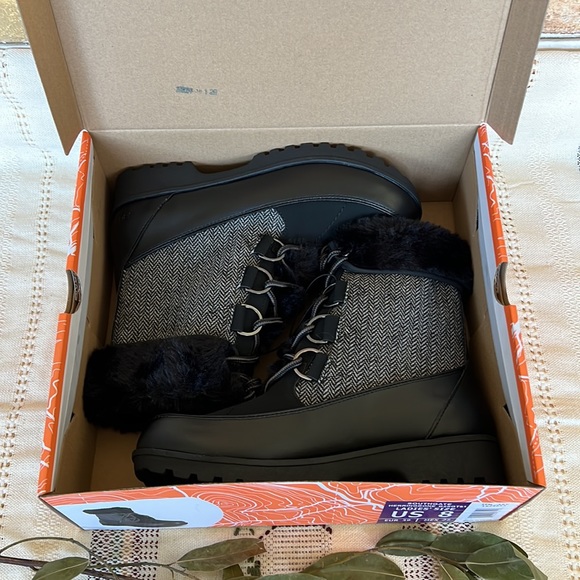 🖤 NEW JBU Lace Up Mid-Calf Winter & Cold Weather Boots — Women’s Size 8 🖤 - Picture 14 of 17